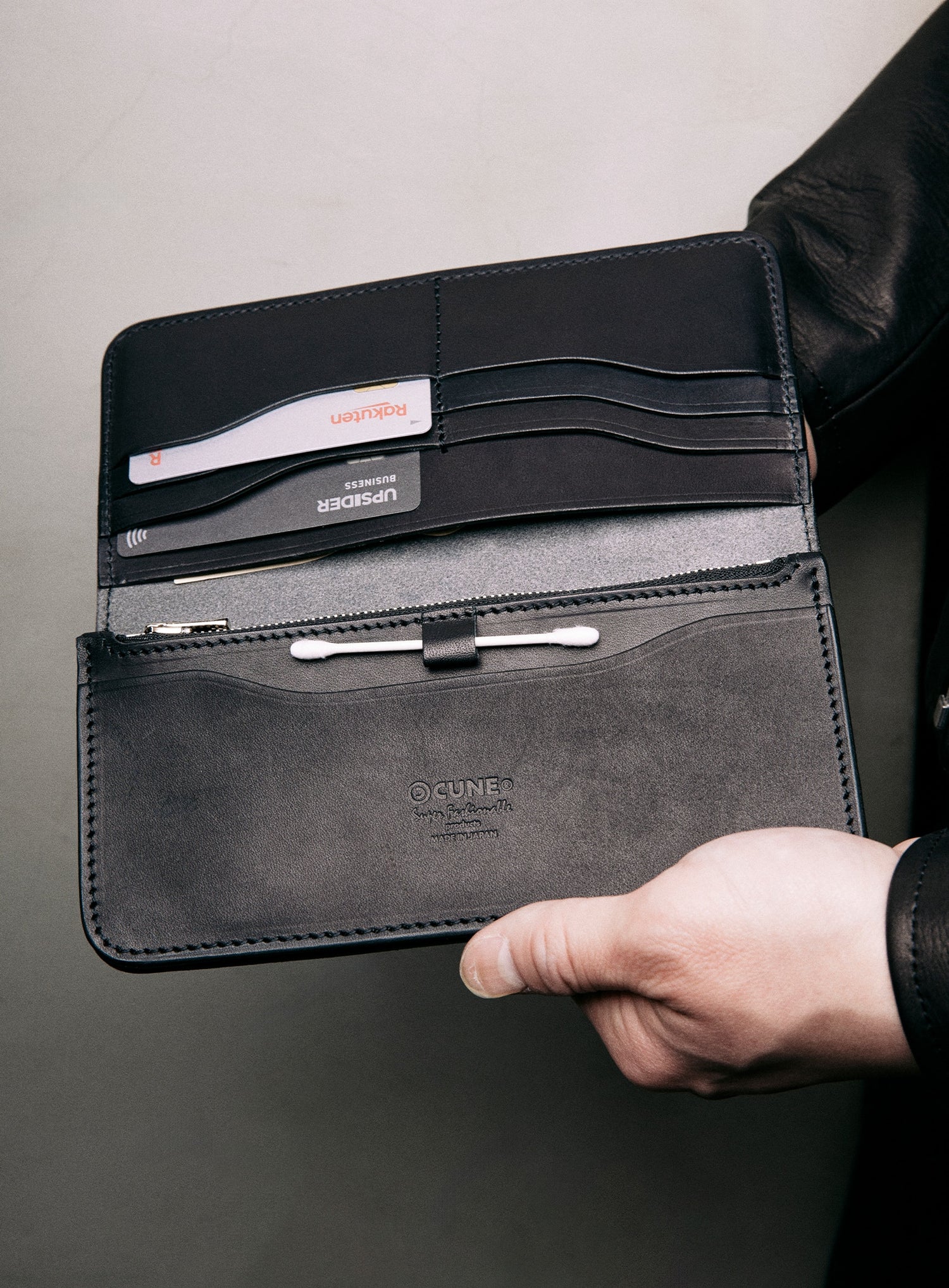 PATCH LONG LEATHER WALLET U1