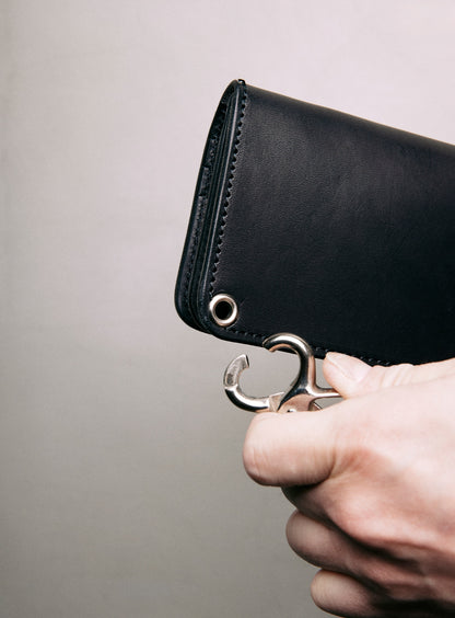 PATCH LONG LEATHER WALLET U1