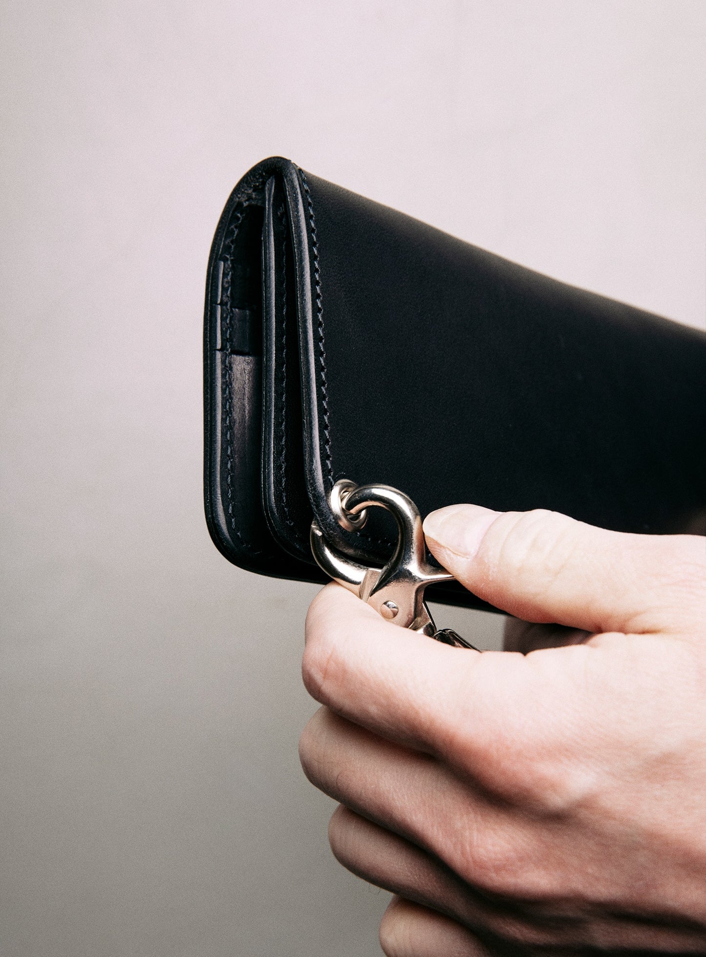 PATCH LONG LEATHER WALLET U1
