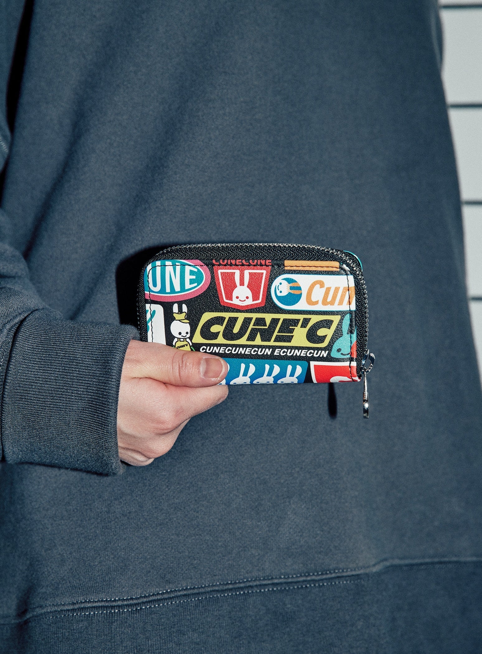 CUNEメタル風プリントキーケース レーシングロゴプリントキー&コインケース – CUNE