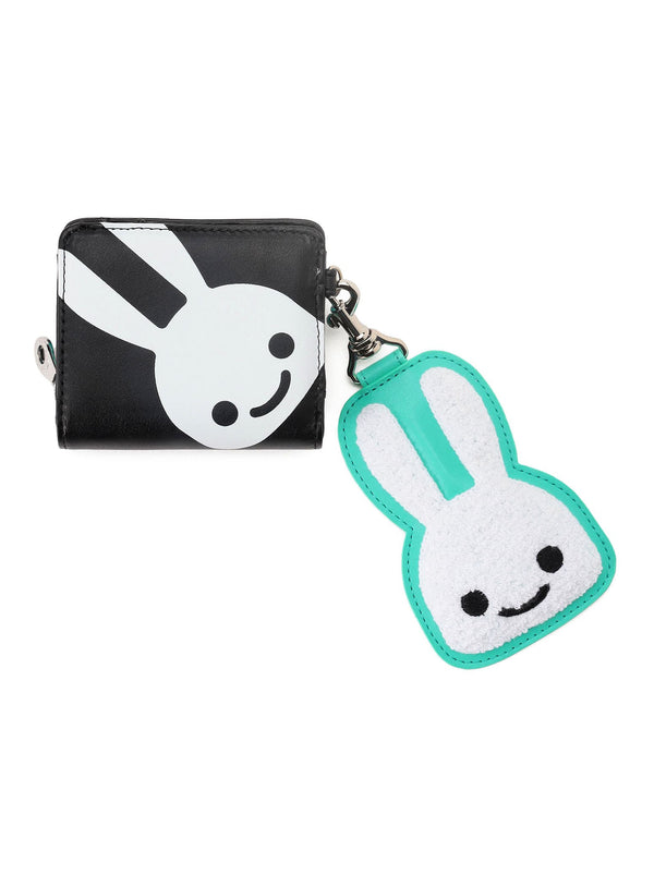 もこもこウサギストラップ+ウォレット