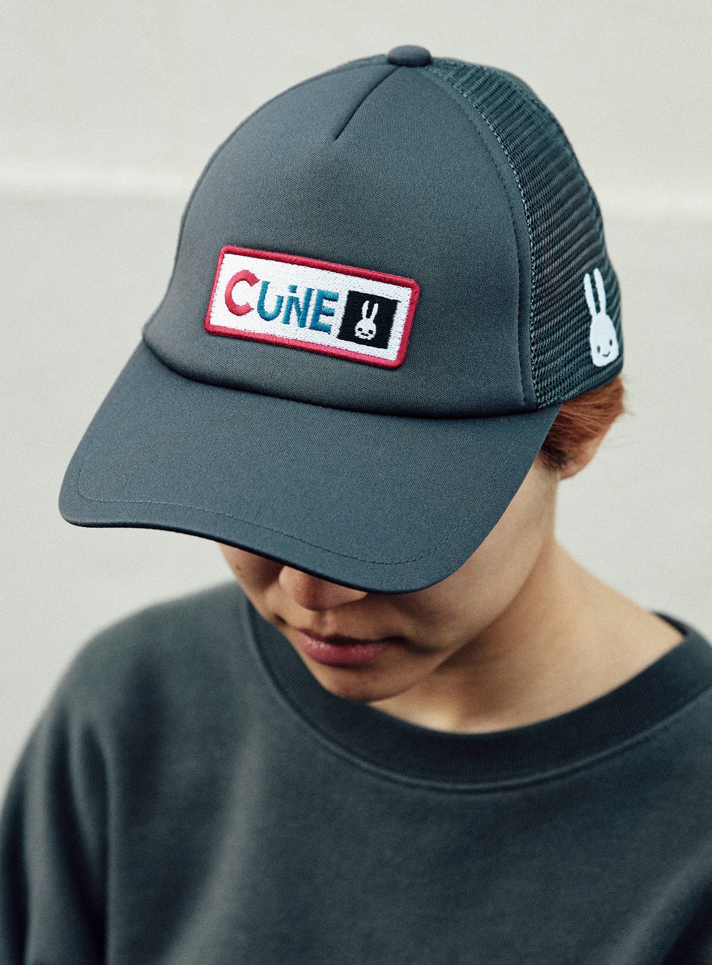 ワッペンメッシュキャップ