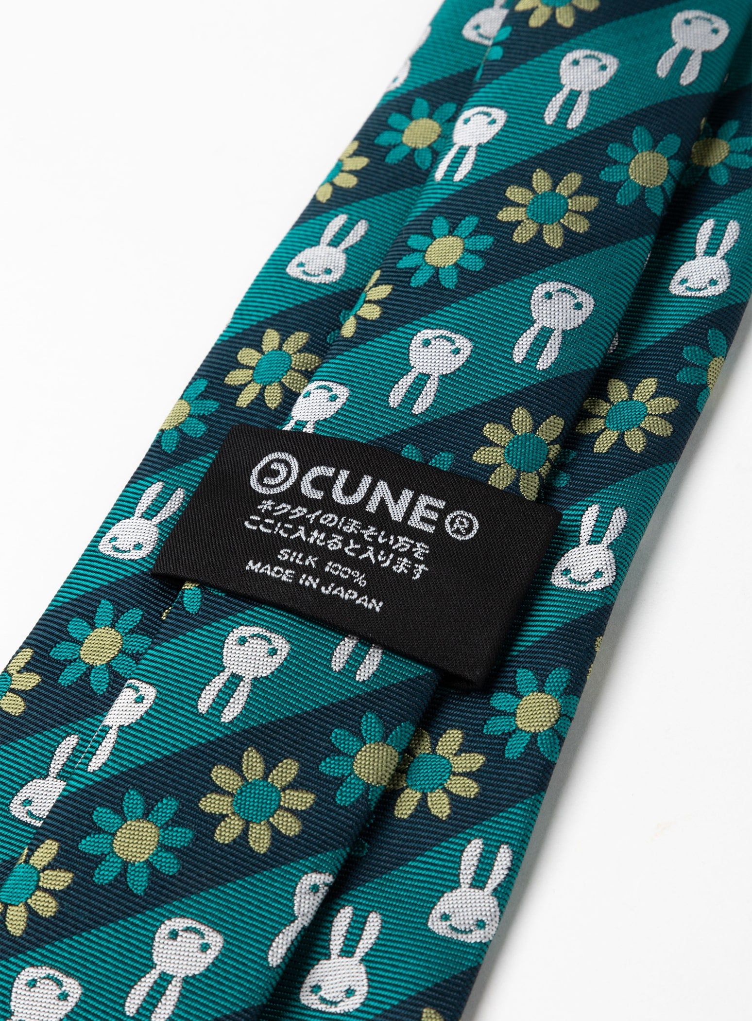 CUNE 炎模様 ネクタイ 専用ボックス付き ネクタイ ウサギと花 – CUNE