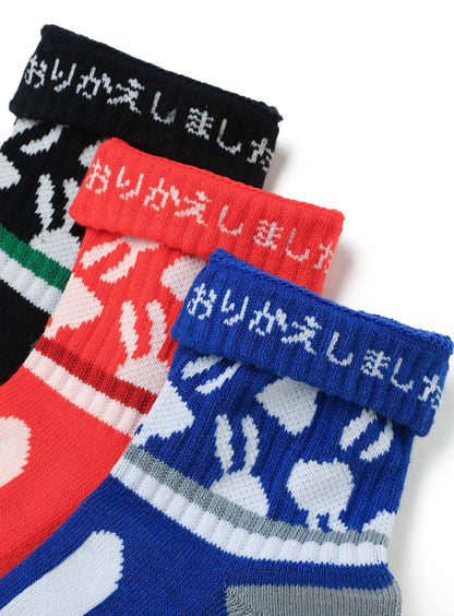 CUNEショートソックス ライン