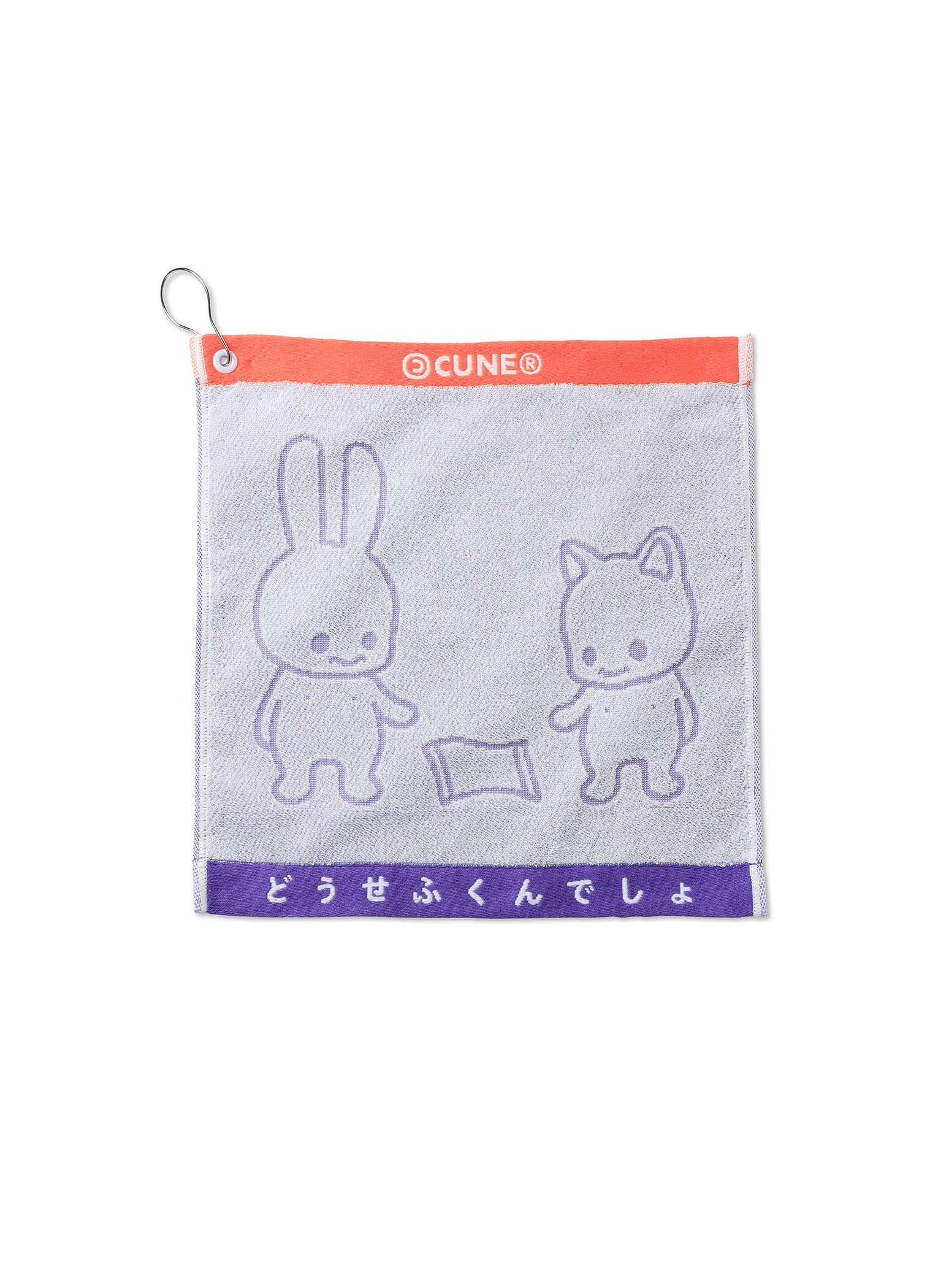 ハンドタオル うさちゃんとねこちゃん – CUNE