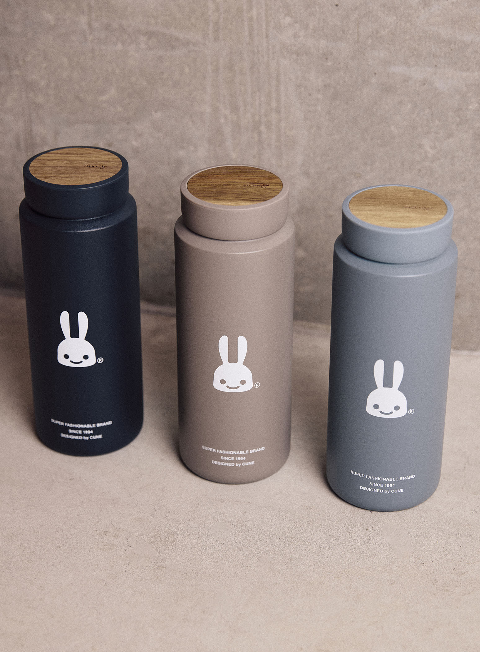CUNE ステンレスボトル 420ml フタが木のステンレスボトル – CUNE