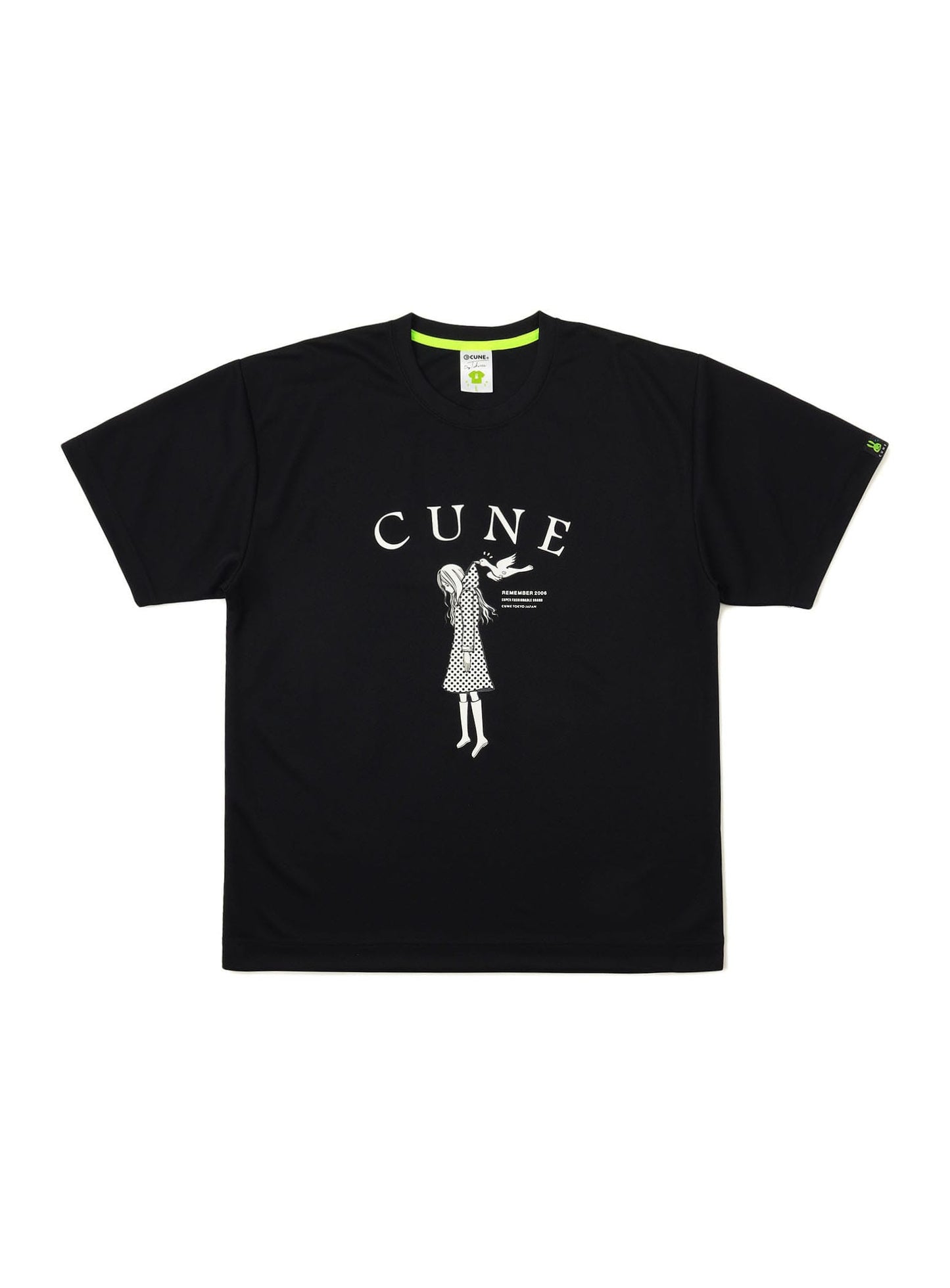 CUNE DRY T-SHIRTS 鳥と少女