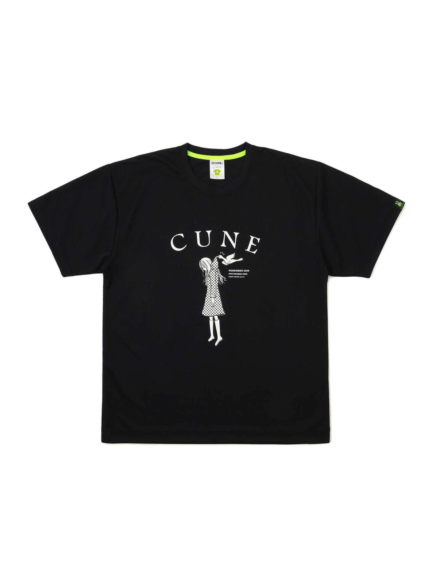 CUNE DRY T-SHIRTS 鳥と少女