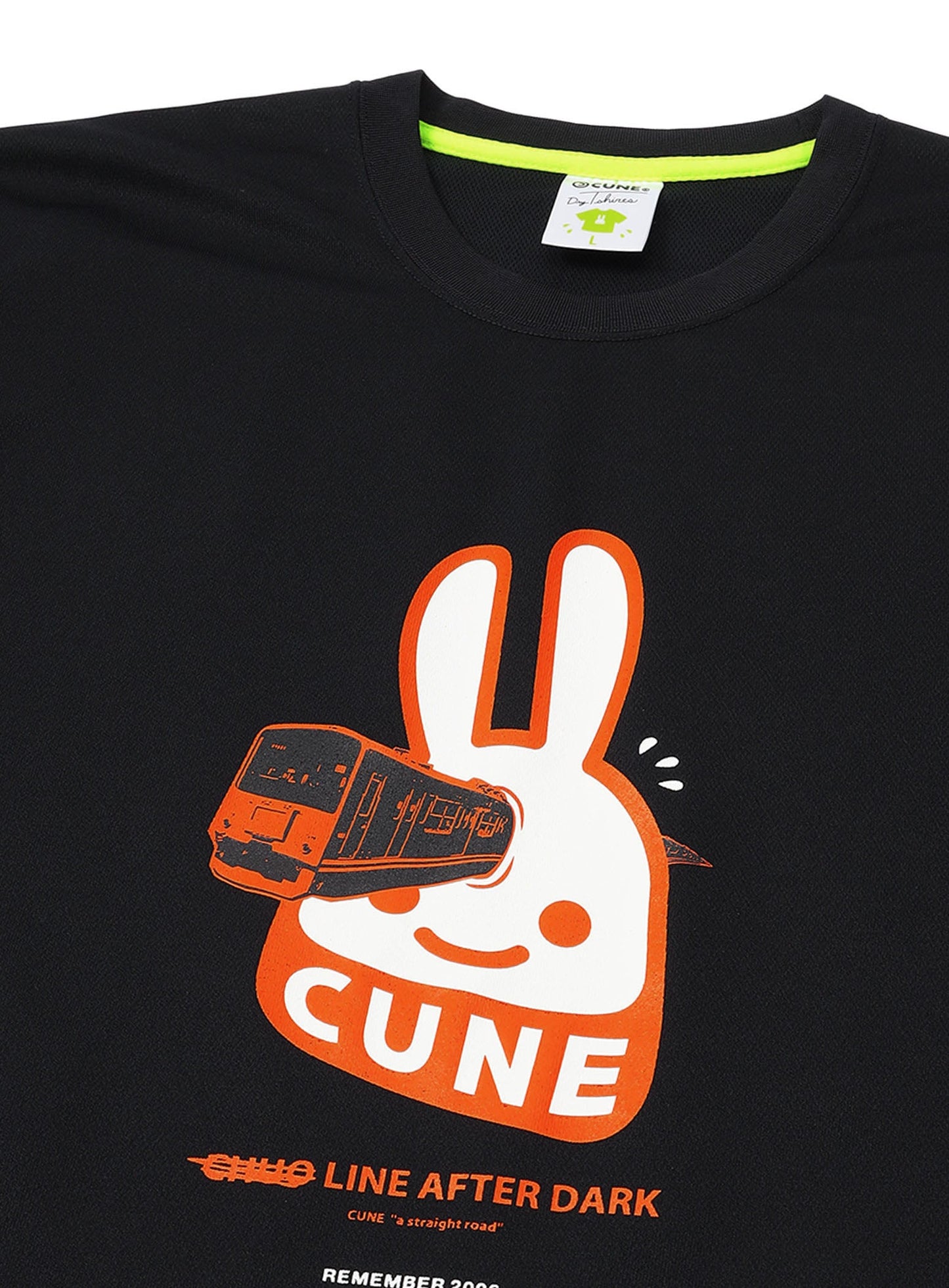 CUNE DRY T-SHIRTS 電車