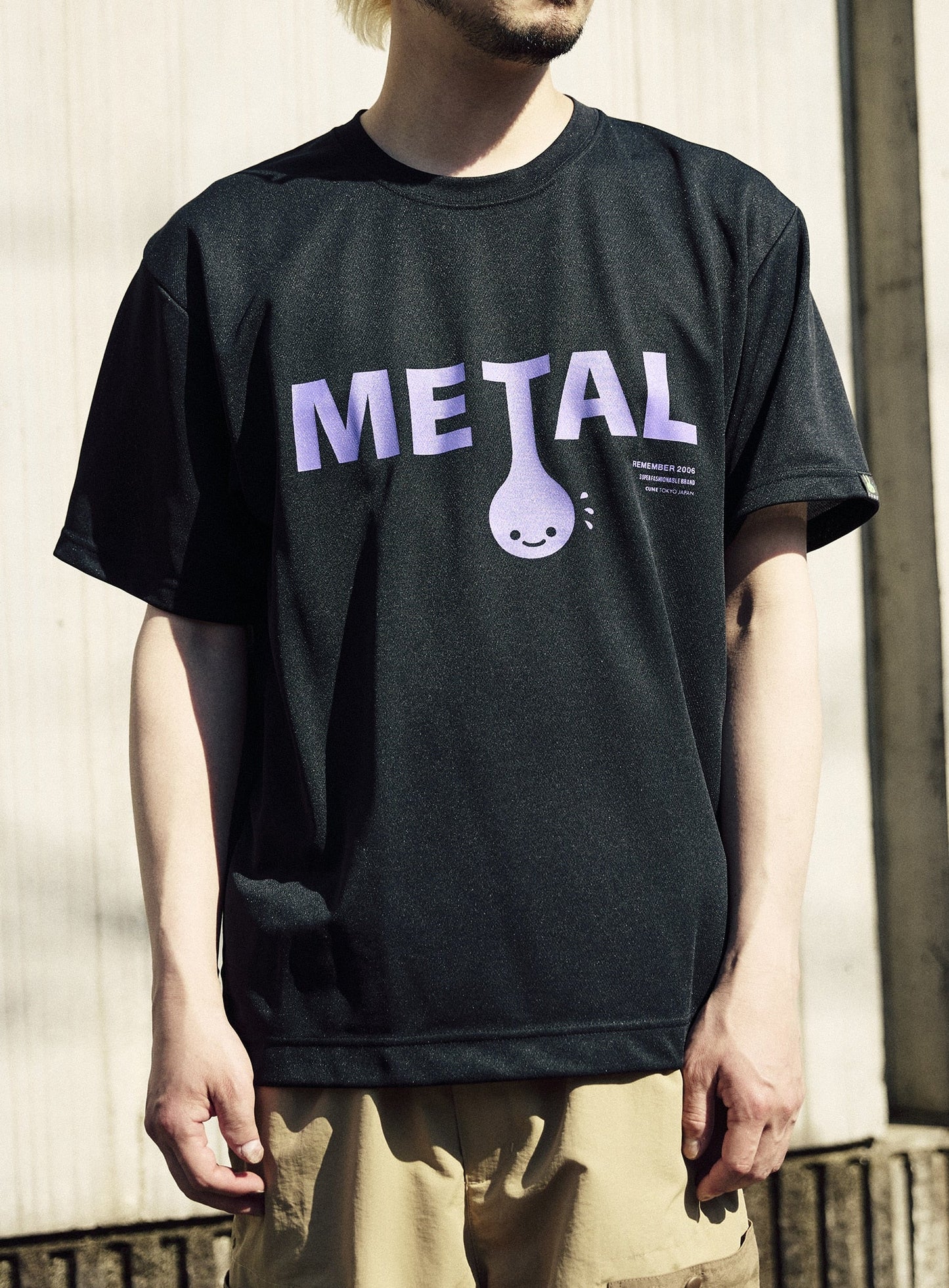 CUNE DRY T-SHIRTS メタル