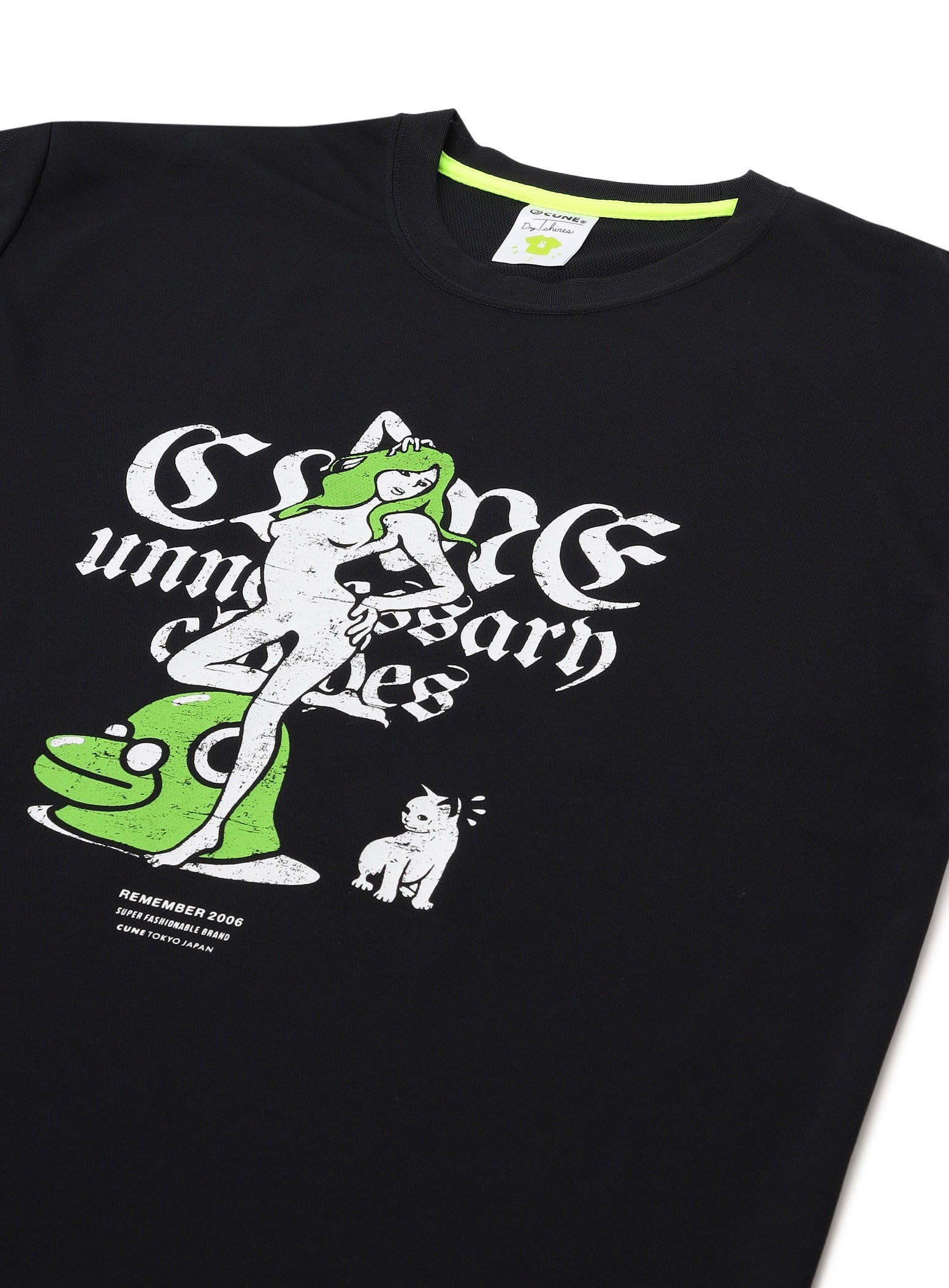 CUNE DRY T-SHIRTS 女性と鳩と猫