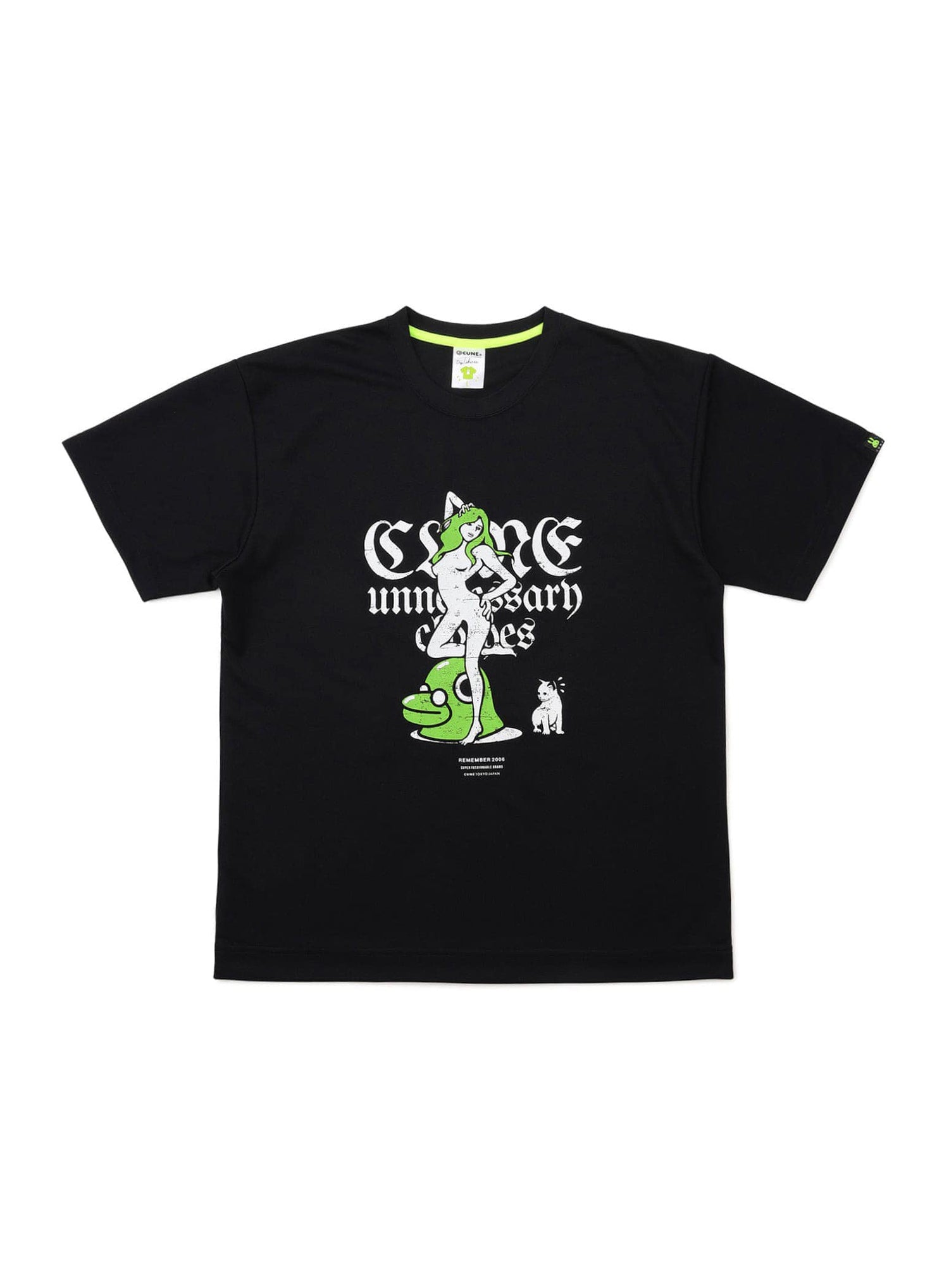 CUNE DRY T-SHIRTS 女性と鳩と猫