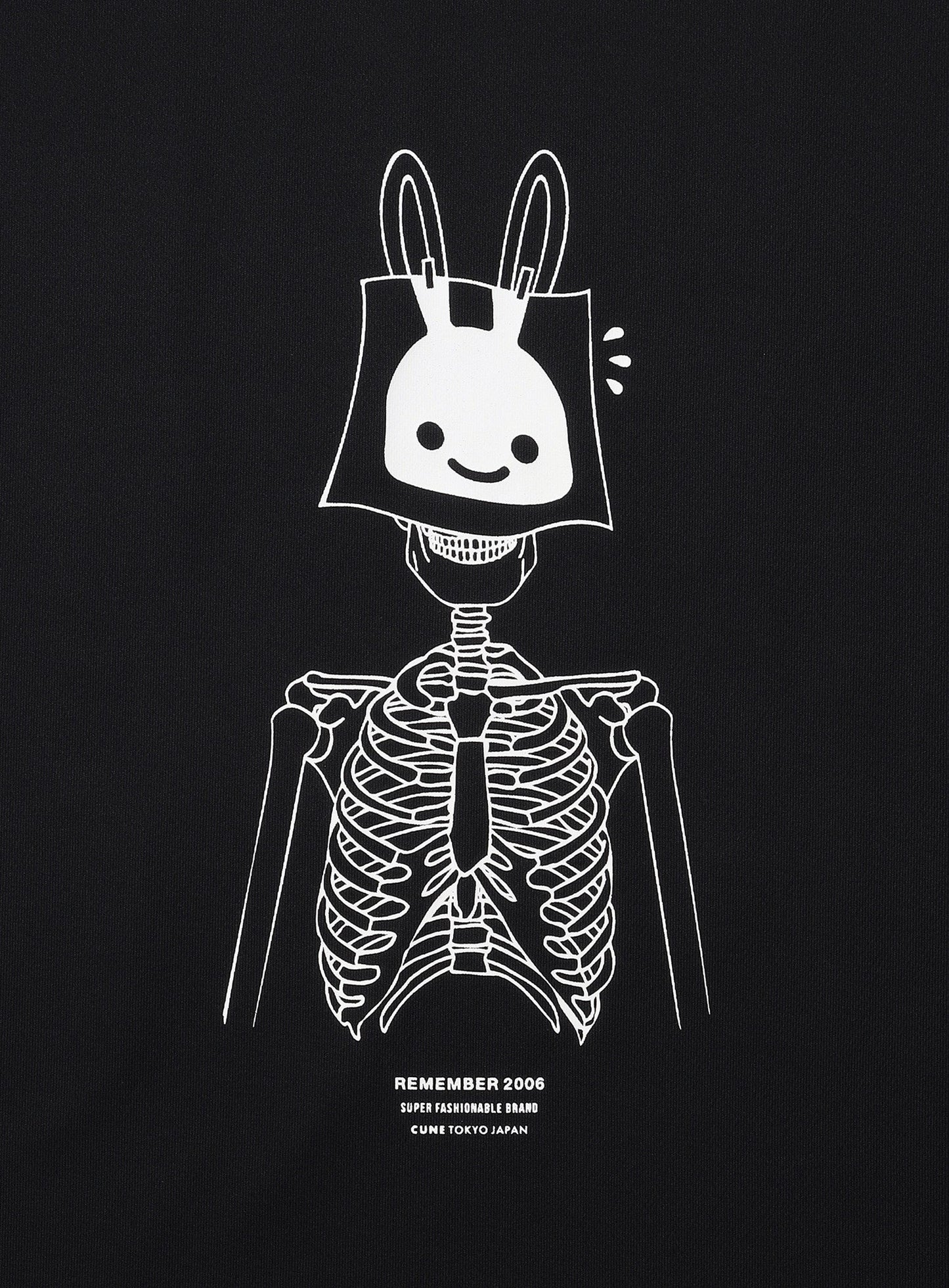 CUNE DRY T-SHIRTS 骸骨ウサギ