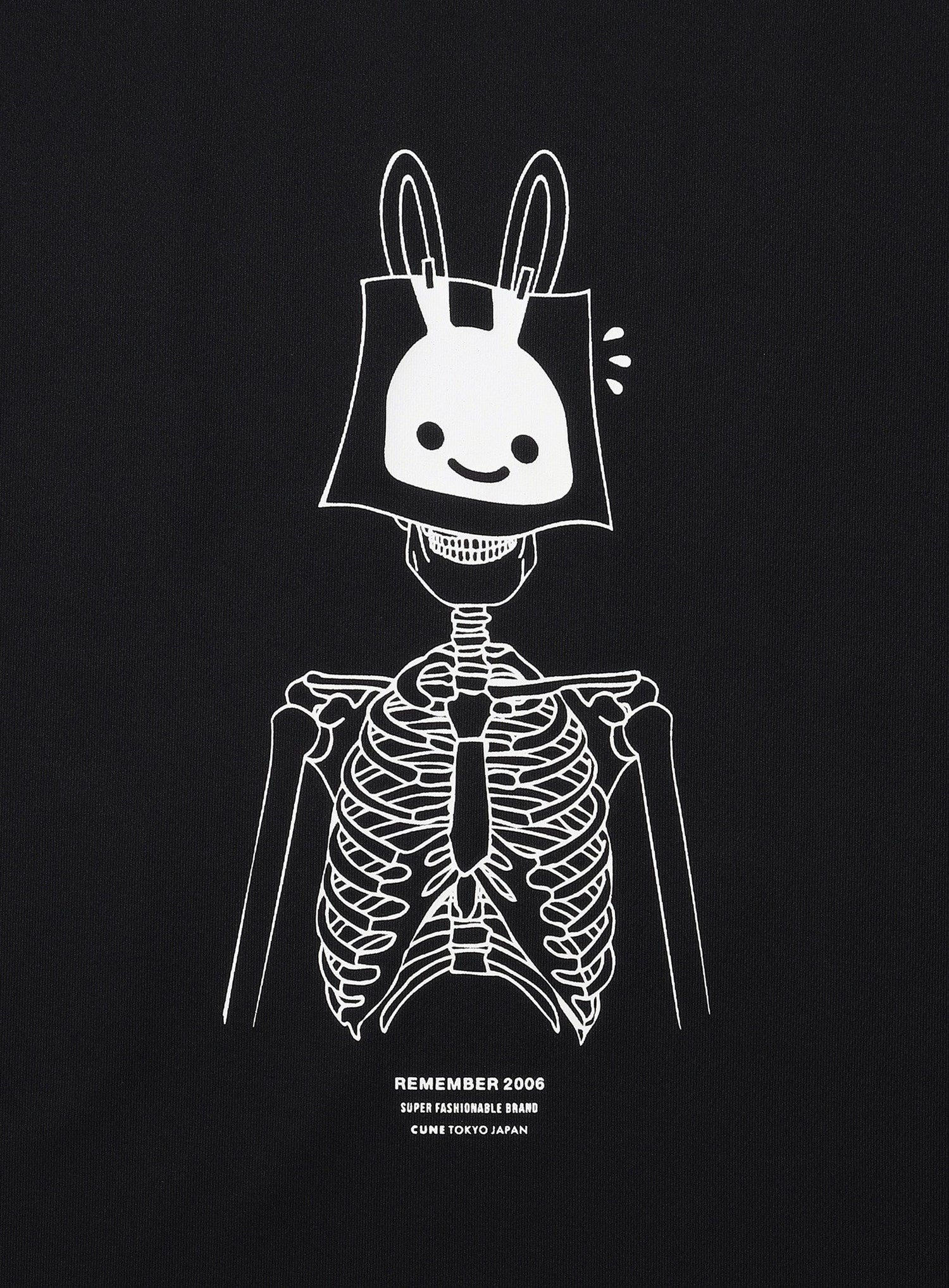 CUNE DRY T-SHIRTS 骸骨ウサギ