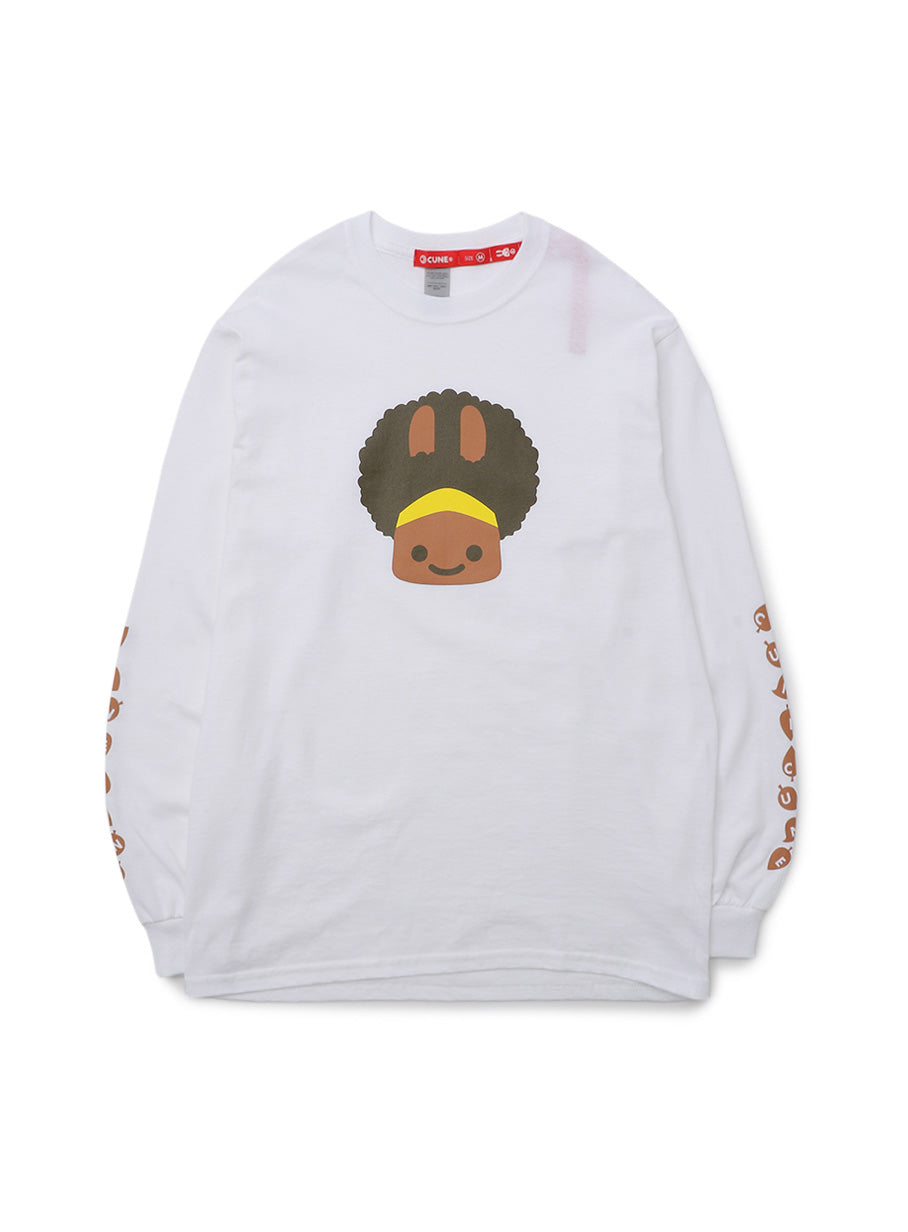 CUNE LS Tee アフロ