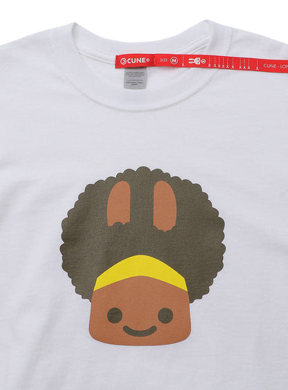 CUNE LS Tee アフロ