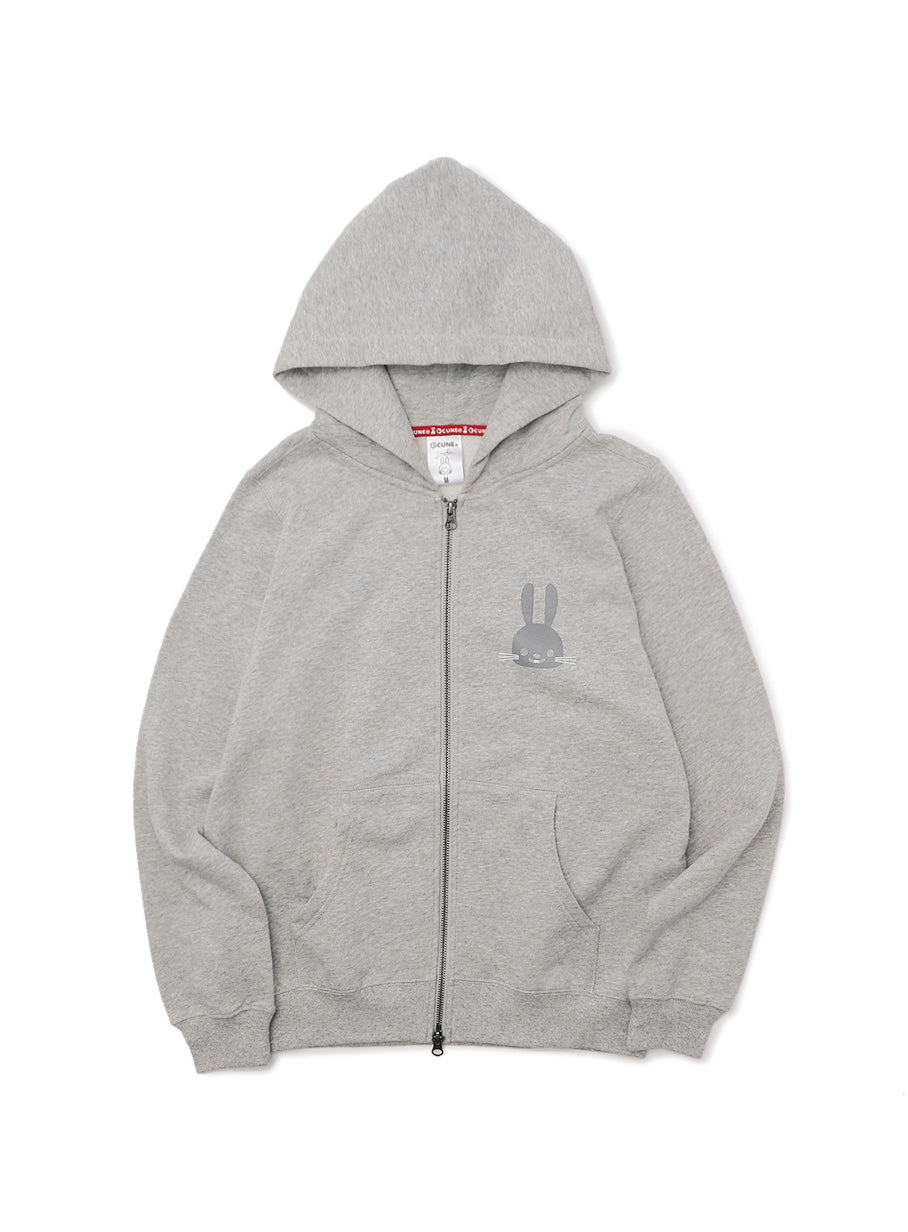 CUNE ZIP PARKA ネズミ