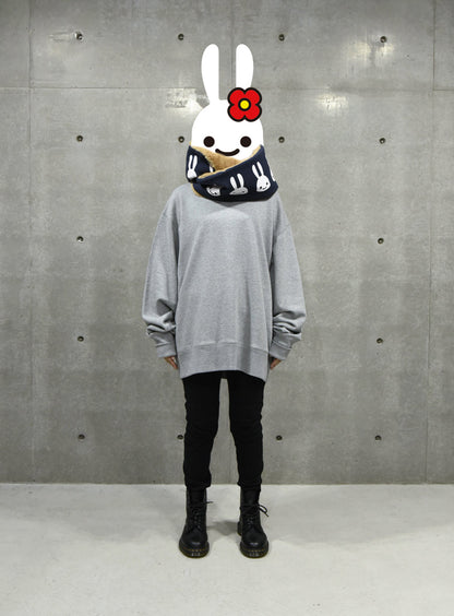 ウサギたくさんふわふわスヌード