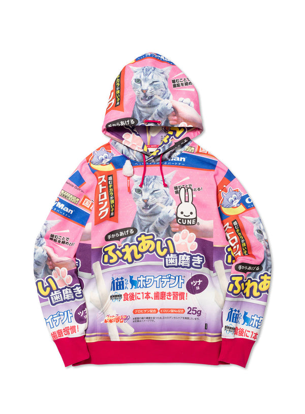 猫ちゃんホワイデントストロングツナ味パーカー