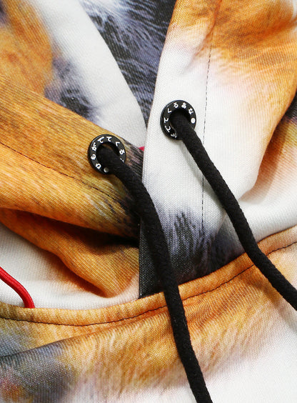 三毛猫うさぎパーカー