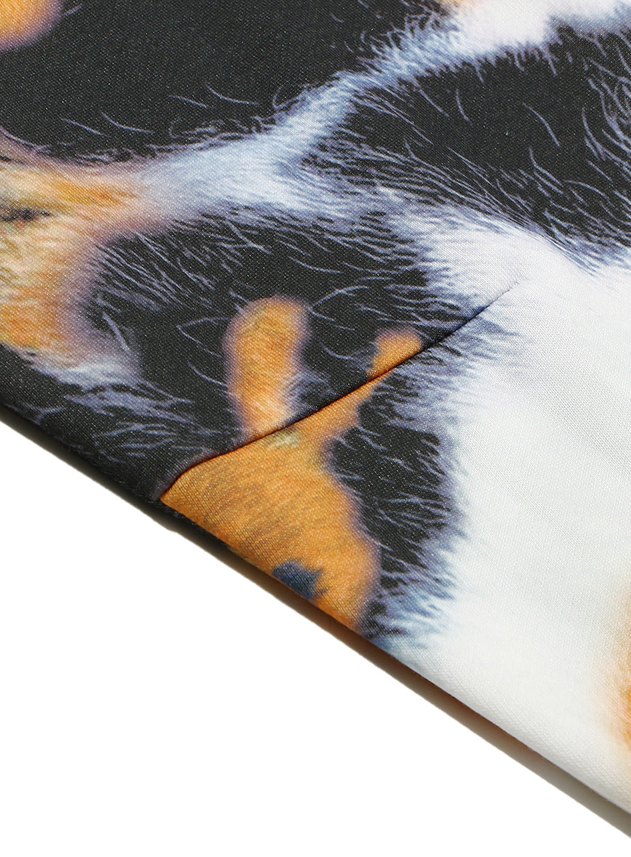 三毛猫うさぎパーカー