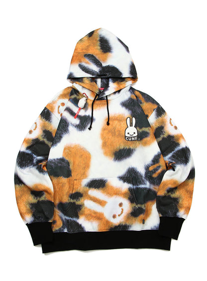 三毛猫うさぎパーカー