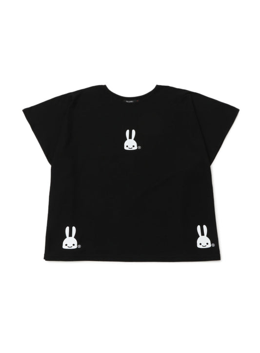 四角いTシャツ ウサギ3匹