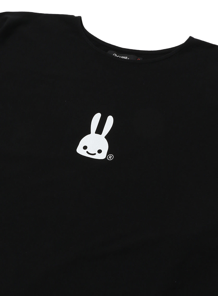 四角いTシャツ ウサギ3匹