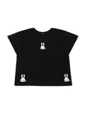 四角いTシャツ ウサギ3匹