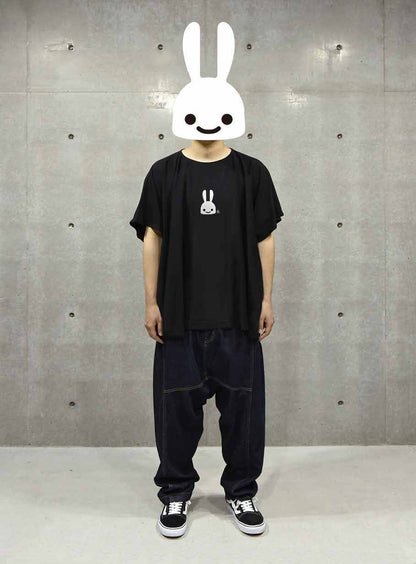 四角いTシャツ ウサギ3匹