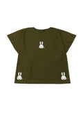 四角いTシャツ ウサギ3匹