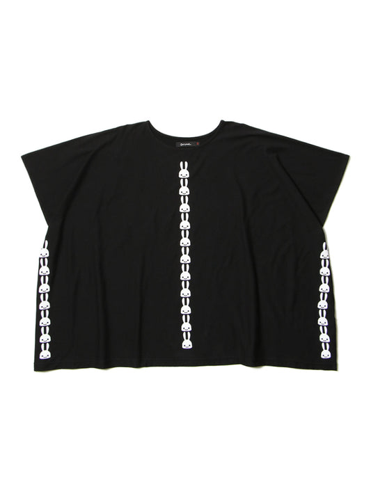 四角いTシャツ ウサギ25匹