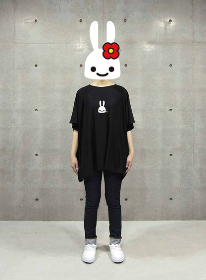 四角いTシャツ ウサギ25匹