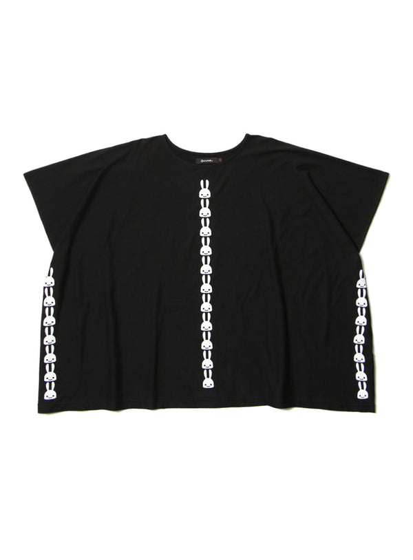 四角いTシャツ ウサギ25匹