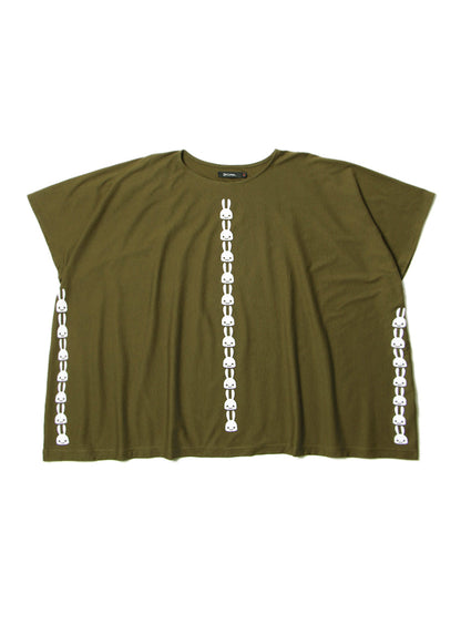 四角いTシャツ ウサギ25匹