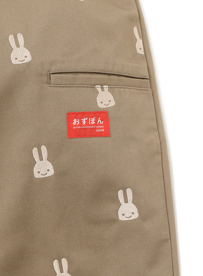刺繍のゴムパン