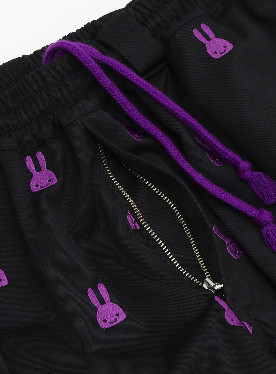 刺繍のゴムパン