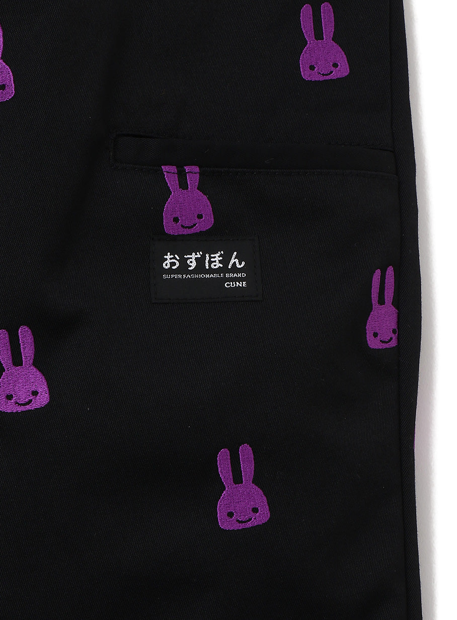 刺繍のゴムパン