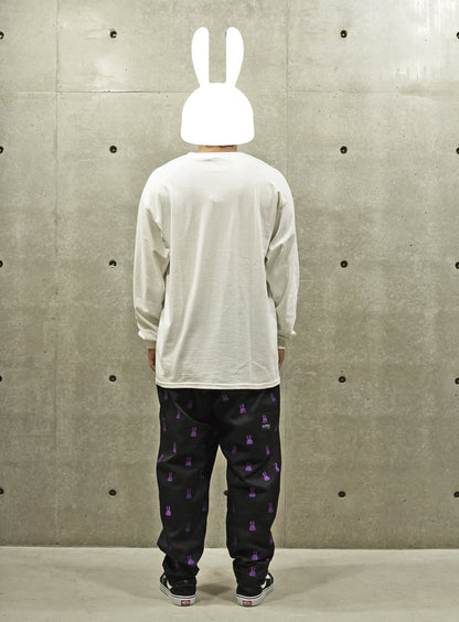 刺繍のゴムパン