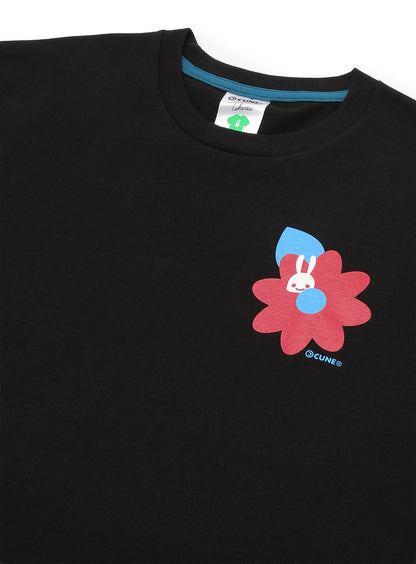 犬と人 人のS/S Tee フラワー