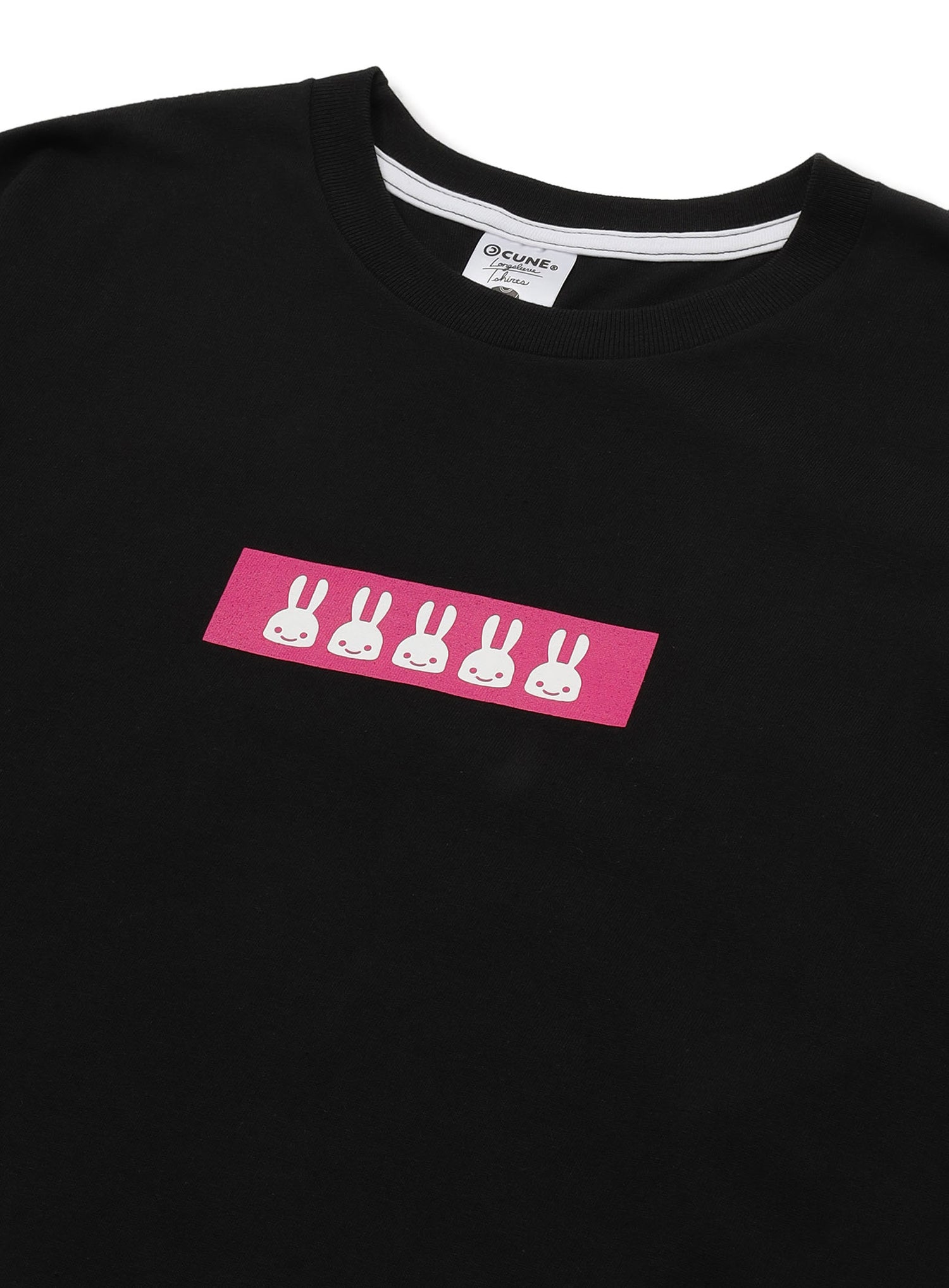 CUNE L/S Tee スクエア文章