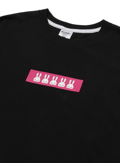 CUNE L/S Tee スクエア文章