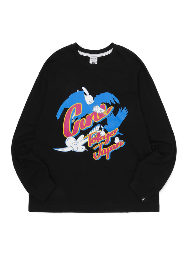 CUNE L/S Tee いろいろな鳥