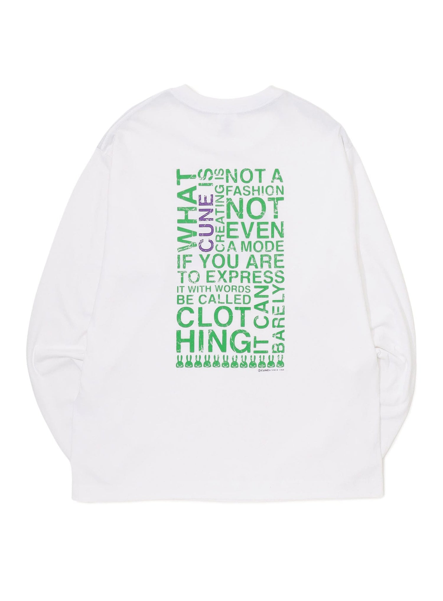 CUNE L/S Tee ランダム文章