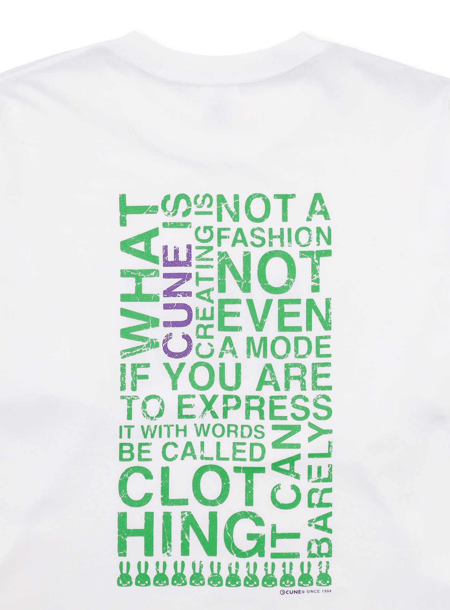 CUNE L/S Tee ランダム文章
