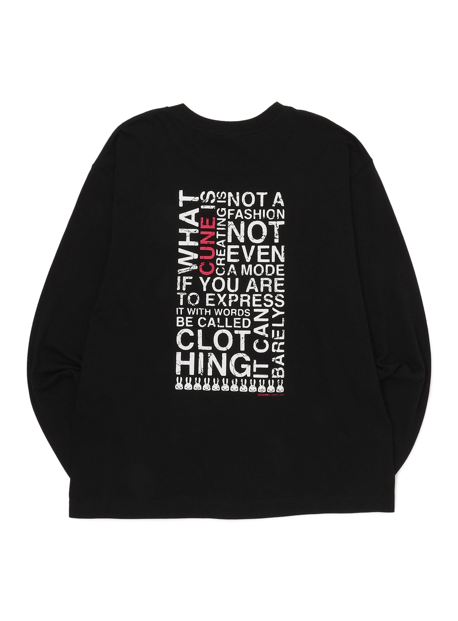CUNE L/S Tee ランダム文章