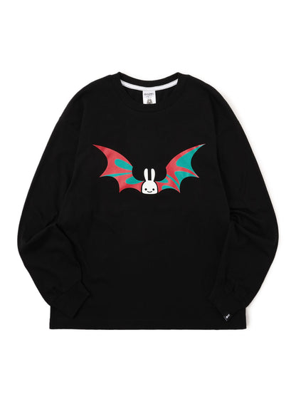 L/S Tee コウモリ