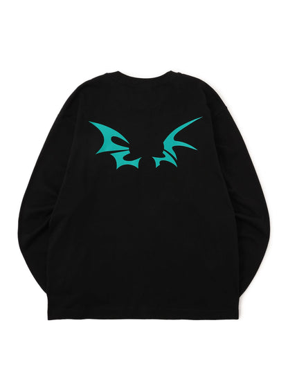 L/S Tee コウモリ