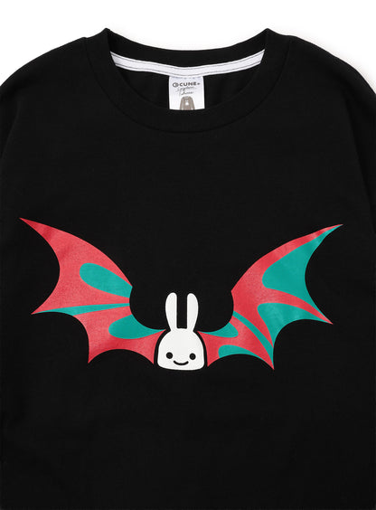 L/S Tee コウモリ