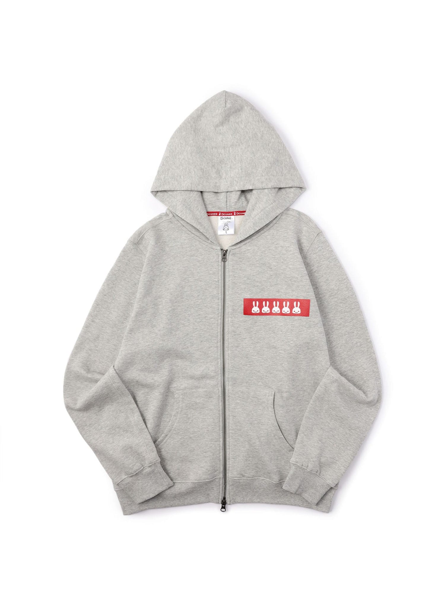 CUNE ZIP PARKA スクエア文章